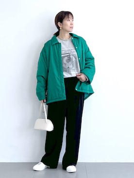 「アイテム（その他小物）」を使った、あべさん（レディース・159cm）の秋コーディネート