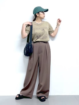 あべさん(レディース・159cm)の夏コーディネート