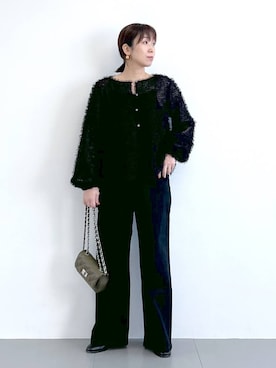 「アイテム（その他小物）」を使った、あべさん（レディース・159cm）の冬コーディネート