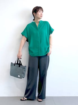 「Drifter（ドリフター）のアイテム」を使った、あべさん（レディース・159cm）の春コーディネート