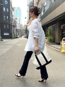 「EMODA（エモダ）のアイテム」を使った、granさん（レディース・155cm）の秋コーディネート
