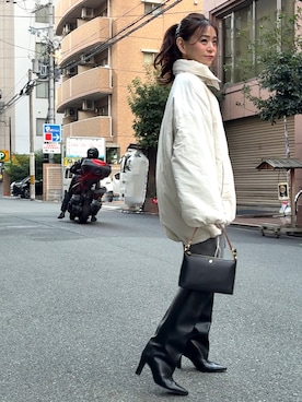 「アイテム（バッグ）」を使った、granさん（レディース・155cm・40代）の冬コーディネート