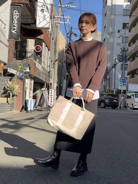granさん（レディース・155cm・40代）の冬コーディネート
