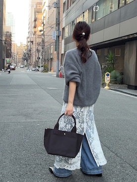 「アイテム（ワンピース）」を使った、granさん（レディース・155cm・40代）の秋コーディネート