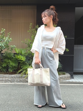 「アイテム（パンツ）」を使った、granさん（レディース・155cm・40代）の夏コーディネート