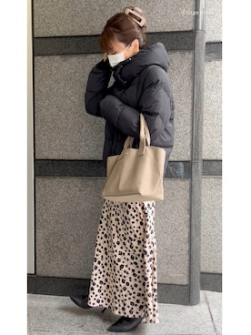 「アイテム（ブルゾン）」を使った、granさん（レディース・155cm・40代）の冬コーディネート