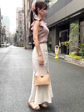 「INGNI（イング）のアイテム」を使った、granさん（レディース・155cm・40代）の夏コーディネート