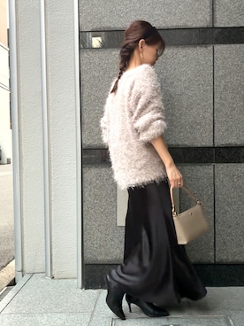 「アイテム（スカート）」を使った、granさん（レディース・155cm・40代）の秋コーディネート