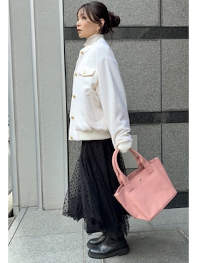 「アイテム（スカート）」を使った、granさん（レディース・155cm・40代）の秋コーディネート