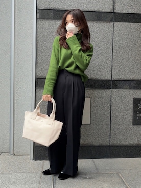 granさん（骨格ストレート・レディース・155cm）の冬コーディネート