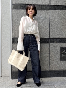 「Spick & Span（スピックアンドスパン）のアイテム」を使った、granさん（レディース・155cm）の秋コーディネート