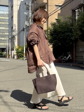 「Teva（テバ）のアイテム」を使った、granさん（レディース・155cm）の春コーディネート