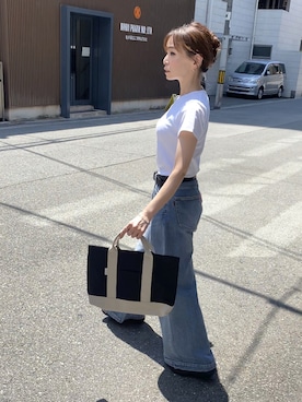「アイテム（パンツ）」を使った、granさん（レディース・155cm・40代）の夏コーディネート