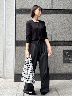 「H&M（エイチ・アンド・エム）のアイテム（トップス）」を使った、granさん（レディース・155cm）の秋コーディネート