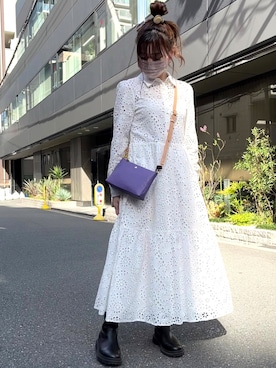 「アイテム（ワンピース/ドレス）」を使った、granさん（レディース・155cm・40代）の春コーディネート
