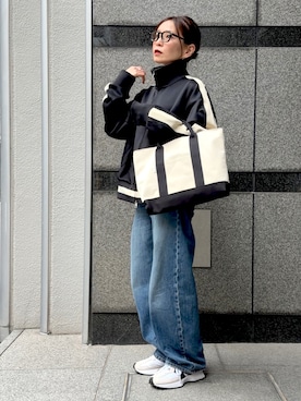 「H&M（エイチ・アンド・エム）のアイテム（ジャケット/アウター）」を使った、granさん（レディース・155cm）の春コーディネート