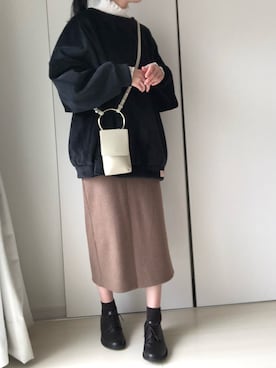 「Java（ジャバ）のアイテム」を使った、naaaさん（レディース・156cm）の冬コーディネート