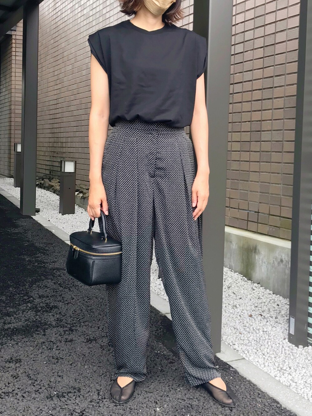 TODAYFUL（トゥデイフル）の「ハイウエストドットパンツ