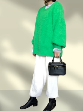 アルパカブレンドシャギーニット MAISON SPECIAL メゾンスペシャル MAISON SPECIAL（メゾンスペシャル）の「アルパカブレンド