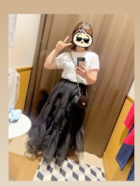 「エアマックスココ」｜krinさん（レディース・157cm）の夏コーディネート