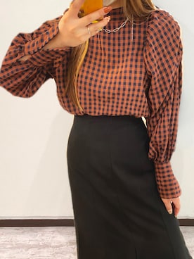 「Solace（ソレイス）のアイテム」を使った、Kakuさん（レディース・170cm）の秋コーディネート