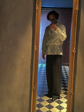 「Re:make（リメイク）のアイテム（トップス）」を使った、だいすけさん（メンズ・174cm）の春コーディネート