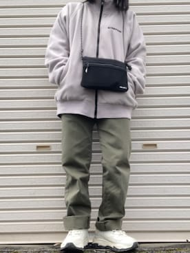 「VANS（バンズ）のアイテム（ジャケット/アウター）」を使った、あかりさん（レディース・156cm）の秋コーディネート