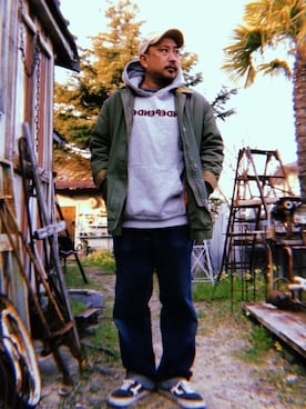 「INDEPENDENT（インディペンデント）のアイテム」を使った、marinfordさん（メンズ・165cm）の春コーディネート