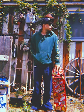 「Diamond SUPPLY CO.（ダイアモンドサプライ）のアイテム」を使った、marinfordさん（メンズ・165cm）の夏コーディネート