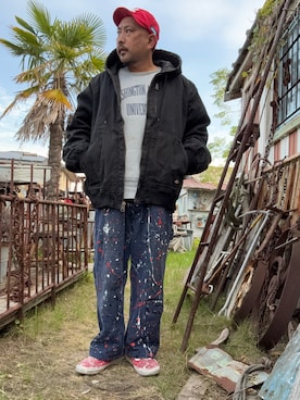 「アイテム（その他トップス）」を使った、marinfordさん（メンズ・165cm）の冬コーディネート