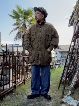 「アイテム（その他アウター）」を使った、marinfordさん（メンズ・165cm）の冬コーディネート