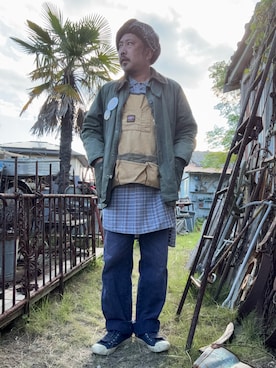 「Barbour（バブアー）のアイテム（その他アウター）」を使った、marinfordさん（メンズ・165cm）の秋コーディネート