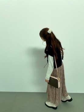 「美術館」｜maiffyさん（レディース・156cm）の冬コーディネート