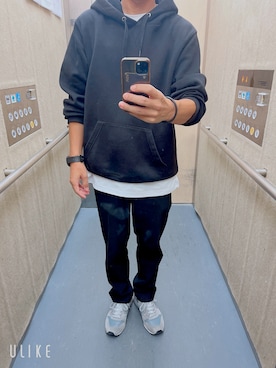 「アイテム（スラックス）」を使った、tsumekiriさん（メンズ・165cm・40代）の秋コーディネート