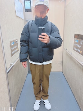 「patagonia（パタゴニア）のアイテム」を使った、tsumekiriさん（メンズ・165cm）の冬コーディネート