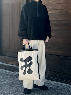 「JJJJound（ジョウンド）のアイテム」を使った、Aさん（メンズ・170cm）の春コーディネート