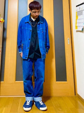 「Levi's RED（リーバイスレッド）のアイテム」を使った、ktさん（メンズ・165cm）の秋コーディネート