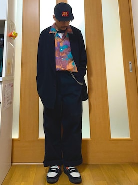 「アイテム（シャツ/ブラウス、その他）」を使った、ktさん（メンズ・165cm）の秋コーディネート