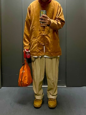 「ワイドシルエット」｜ktさん（メンズ・165cm）の秋コーディネート