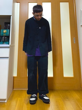 「markaware（マーカウェア）のアイテム」を使った、ktさん（メンズ・165cm）の冬コーディネート