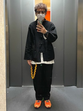 COMME des GARCONS HOMME PLUSのアイテムを使った「サルエルパンツ」の