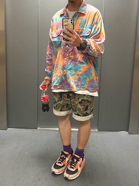 「FILL THE BILL（フィルザビル）のアイテム」を使った、ktさん（メンズ・165cm）の夏コーディネート