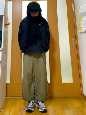 「アイテム（ウォレットチェーン）」を使った、ktさん（メンズ・165cm）の秋コーディネート