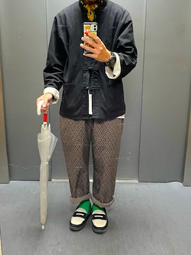 ktさん（骨格ナチュラル・メンズ・165cm）の秋コーディネート