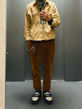 ktさん（骨格ナチュラル・メンズ・165cm）の秋コーディネート