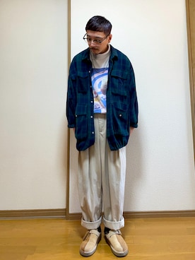 「CHROME HEARTS（クロムハーツ）のアイテム（アクセサリー）」を使った、ktさん（メンズ・165cm）の冬コーディネート