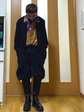 COMME des GARCONS HOMME PLUSのアイテムを使った「サルエルパンツ」の