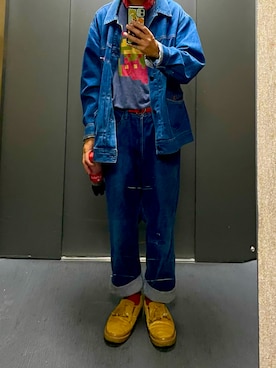 「Levi's RED（リーバイスレッド）のアイテム」を使った、ktさん（メンズ・165cm）の秋コーディネート