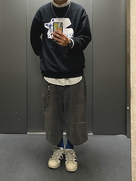 「STARTER（スターター）のアイテム」を使った、ktさん（メンズ・165cm）の秋コーディネート