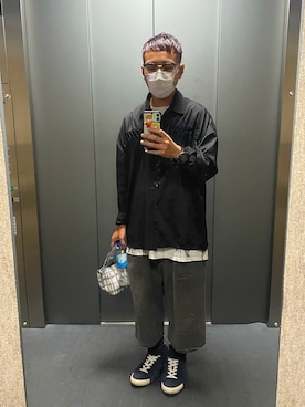 「UNITED ARROWS LTD. OUTLET（ユナイテッドアローズアウトレット）のアイテム」を使った、ktさん（メンズ・165cm）の夏コーディネート